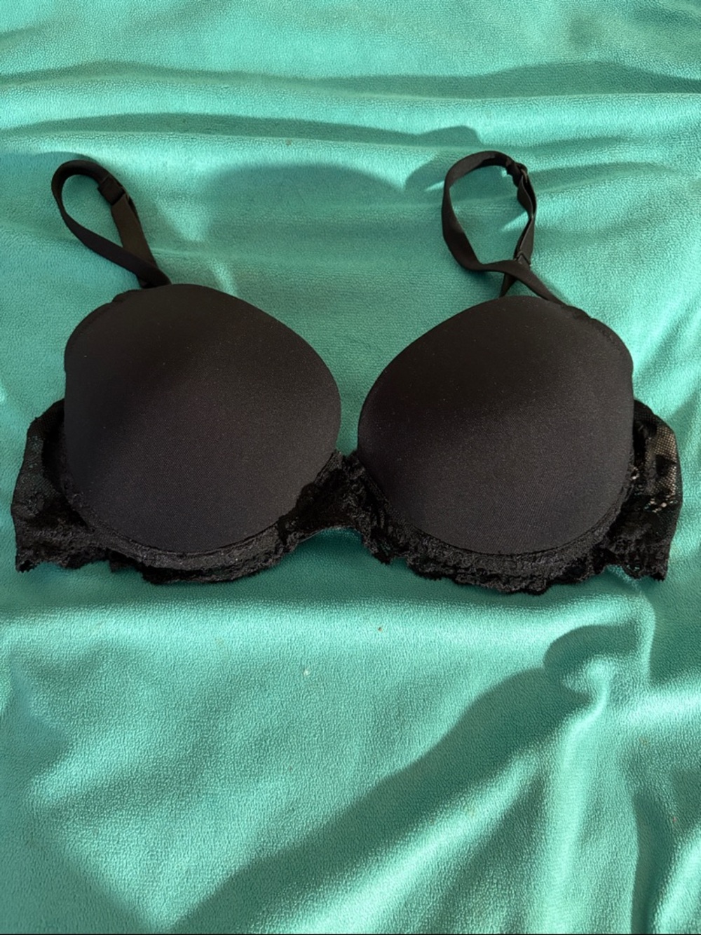 Calvin Klein Black Lace-Trim Bra